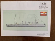 CFM-Verlag 1:250 scale Austro-Hungarian cruiser Helgoland class paper model NEW