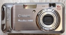 Canon PowerShot A460 5,0 megapixel fotocamera digitale argento + scheda SD 256 MB, parzialmente funzionante