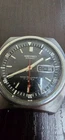 Vintage Seiko Automatic 17J Blue Dial 6106-8237 Day/Date Men's Watch