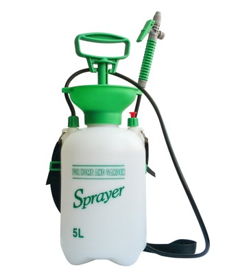 5 Liter Pressure Sprayer, Adjustable Nozzle, Trigger Lock, Garden Pump Sprayer