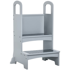 Produktbild - Kinder 2-Stufen Hocker Mini Leiter Assistenzeinheit mit rutschfesten Platten generalüberholt