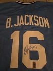 Bo Jackson Autographed Baseball Jersey K. City Royals W/ Hologram Verification