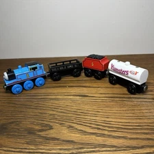 VTG Thomas & Friends Wooden Train Lot Thomas #1 Coal Car #5 Yoplait Yumsters