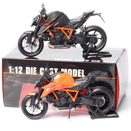 1/12 Scale KTM 1390 Super Duke R Bike Diecast Toy Motorcycle Model Welly