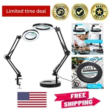 2-in-1 Dimmable Magnifier with 3 Color Modes – Perfect for Hobbies & Crafts