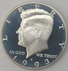 1993-S -PR - KENNEDY HIGH-QUALITY CONDITION, EXCELLENT DETAIL, DETAIL 90% SILVER