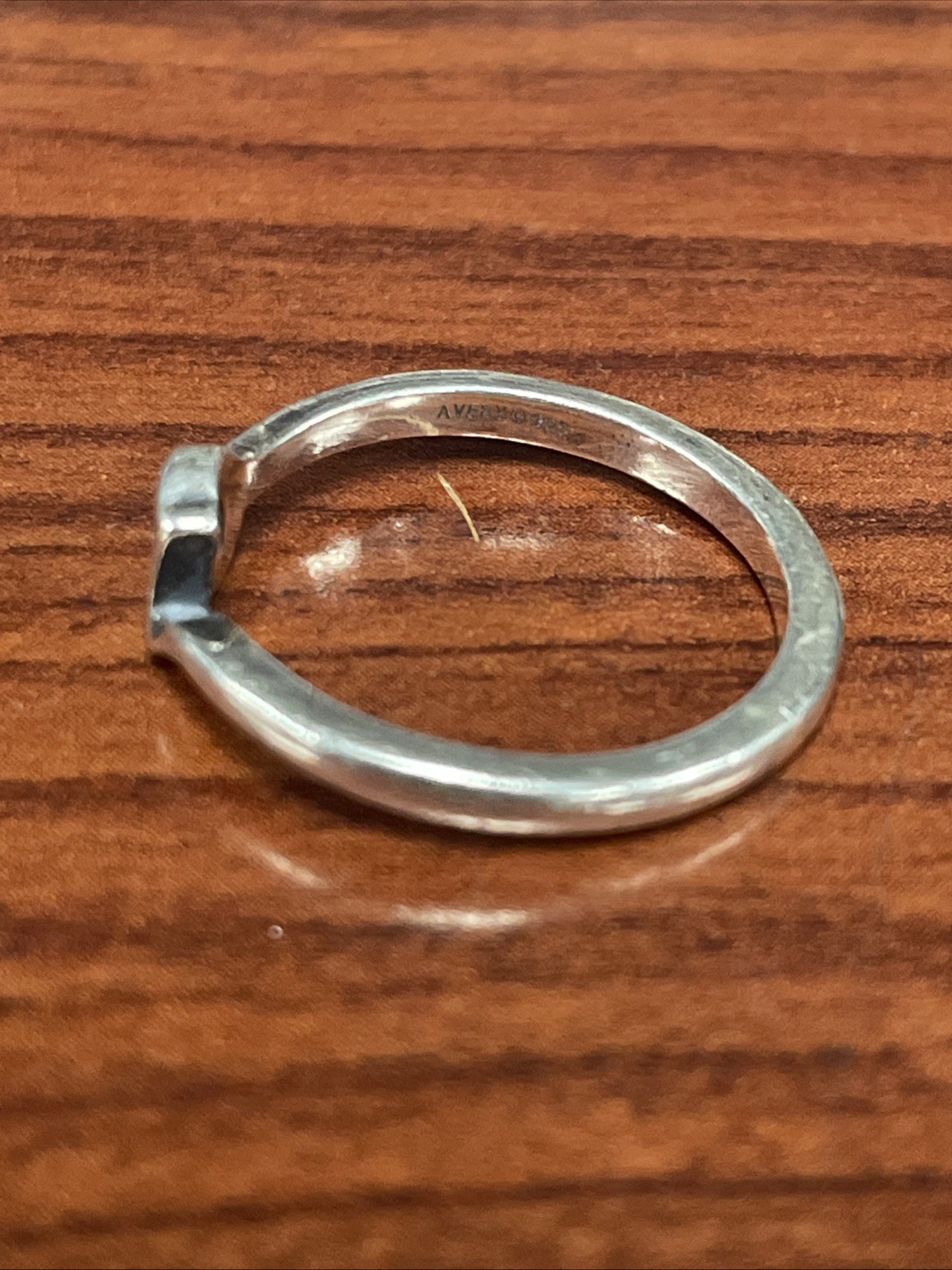 James Avery "a" Script Initial Sterling Silver Ri… - image 7