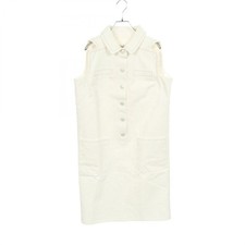 Chanel Cocomark 32 RUE CAMBON Denim Dress Women’s Button Top Used