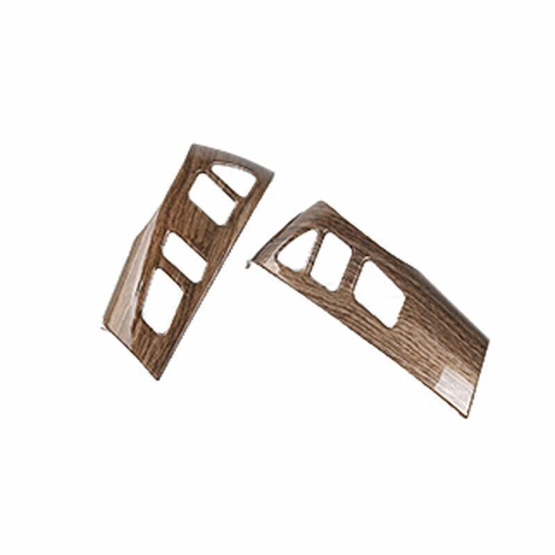 For Nissan Armada 2017-2024 Wood Grain Steering Wheel button Frame Cover Trim - Imagem 3 de 4