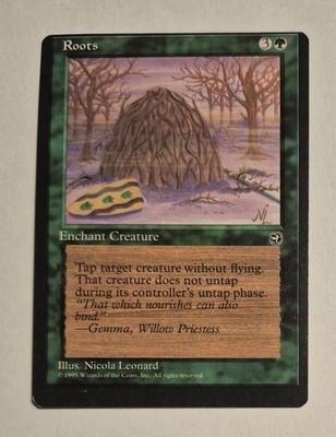MISPRINT ROOTS 1995 HOMELANDS LP UNCOMMON MAGIC THE GATHERING MTG ODDITY