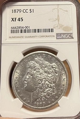 1879-CC NGC XF45 Morgan Silver Dollar