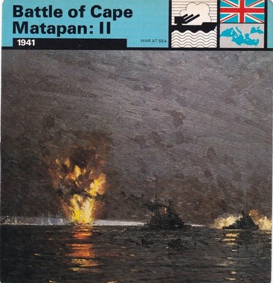 BATTLE OF CAPE MATAPAN: II ~ 1941 ~ ITALIAN FLEET IN DISARRAY