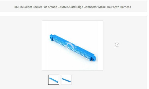 LOT5 Arcade Jamma Card Edge Connector 28-Pin Solder Socket Make for arcade - Picture 3 of 6