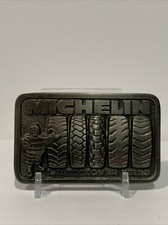 VINTAGE MICHELIN EARTHMOVER TIRES BELT BUCKLE - THE GREAT AMERICAN BUCKLE CO.
