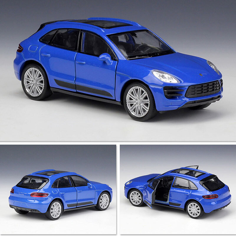 1:36 Porsche Macan Turbo Model Car Diecast Toy Cars 2 Doors Open