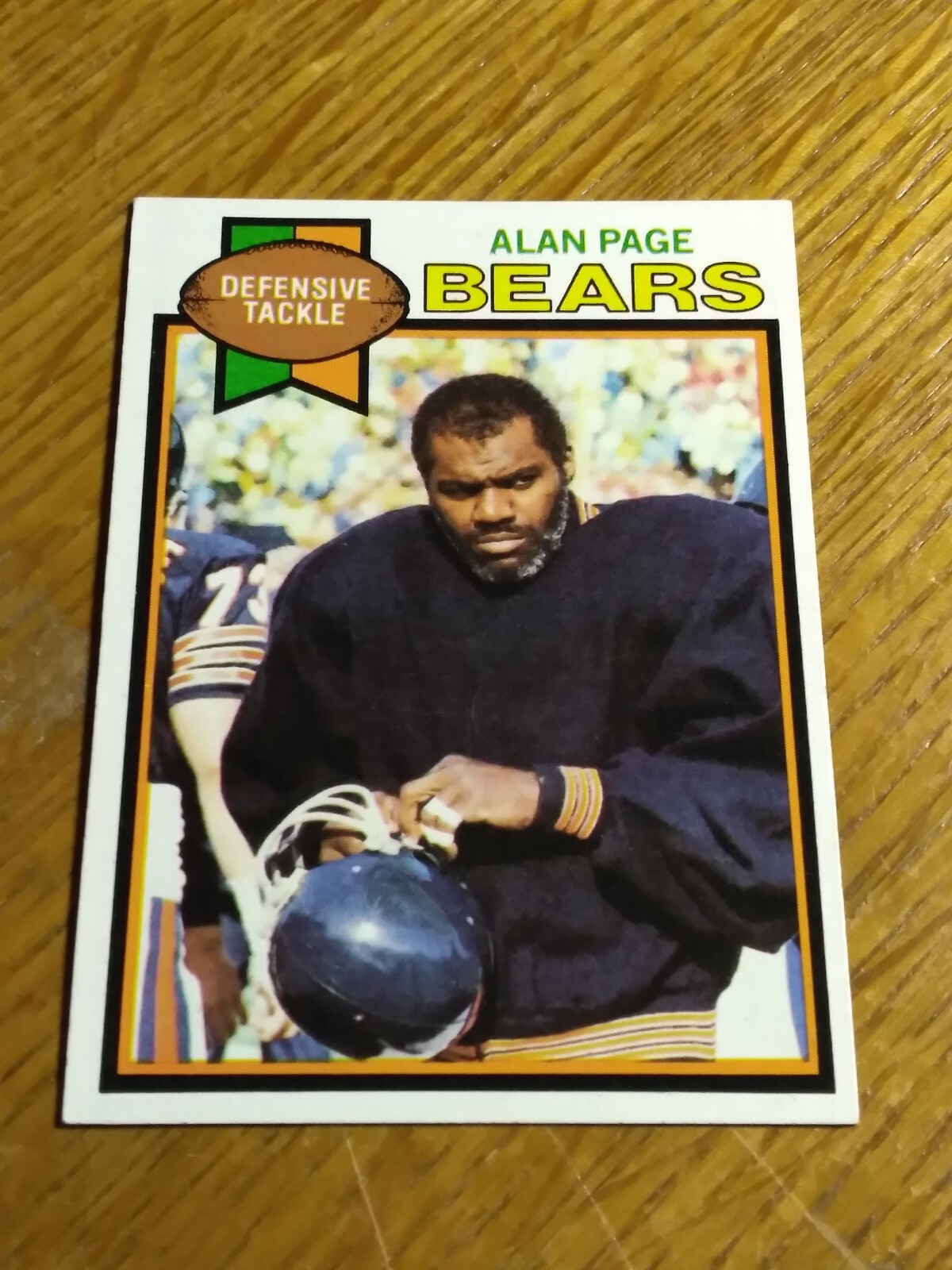 1979 Topps Football #15 Chicago Bears Defensive Tackle Alan Page EX-Nr Mt