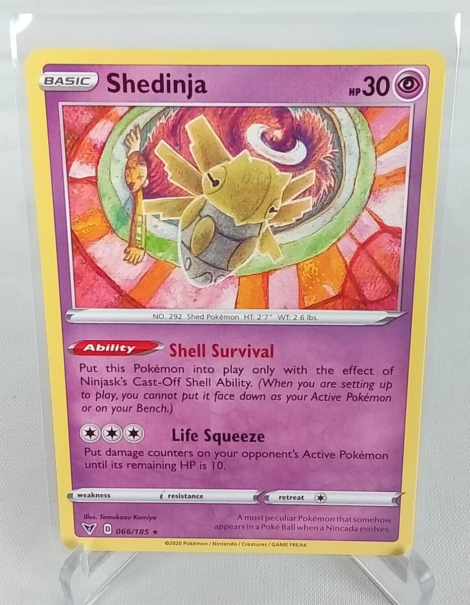 Shedinja 66/185 Vivid Voltage Rare Pokémon Card 2020 | eBay