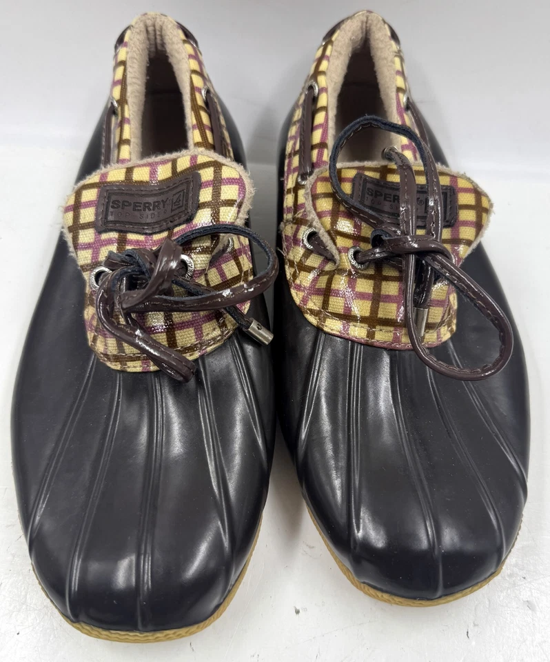 Zapatos para mujer Sperry Top Siders talla 7 botas de pato impermeables zapatos bajos de goma Foto 4 de 4