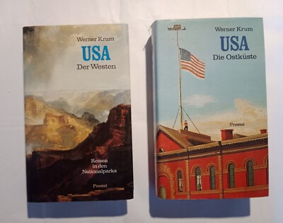 USA Die Ostkuste, Der Westen: Werner KRUM, Prestel 2 Bde, 1987, Sped. gratis