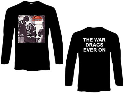 TANK - Crazy Horses - Longsleeve Longarm Shirt - Größe Size S - Neu