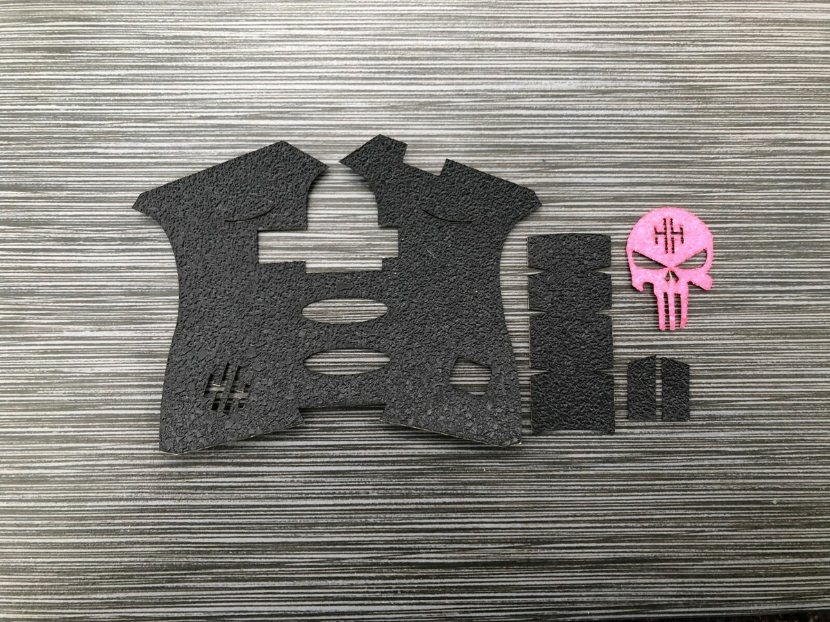 Handleitgrips Gun Grip Tape For Glock 19/23 P80 - Textured Black Rubber Pistol Grip