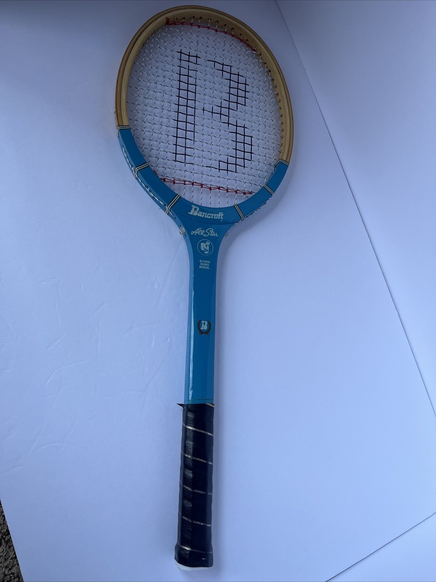 Vintage Wooden Bancroft All Star BJ Bjorn Borg Tennis