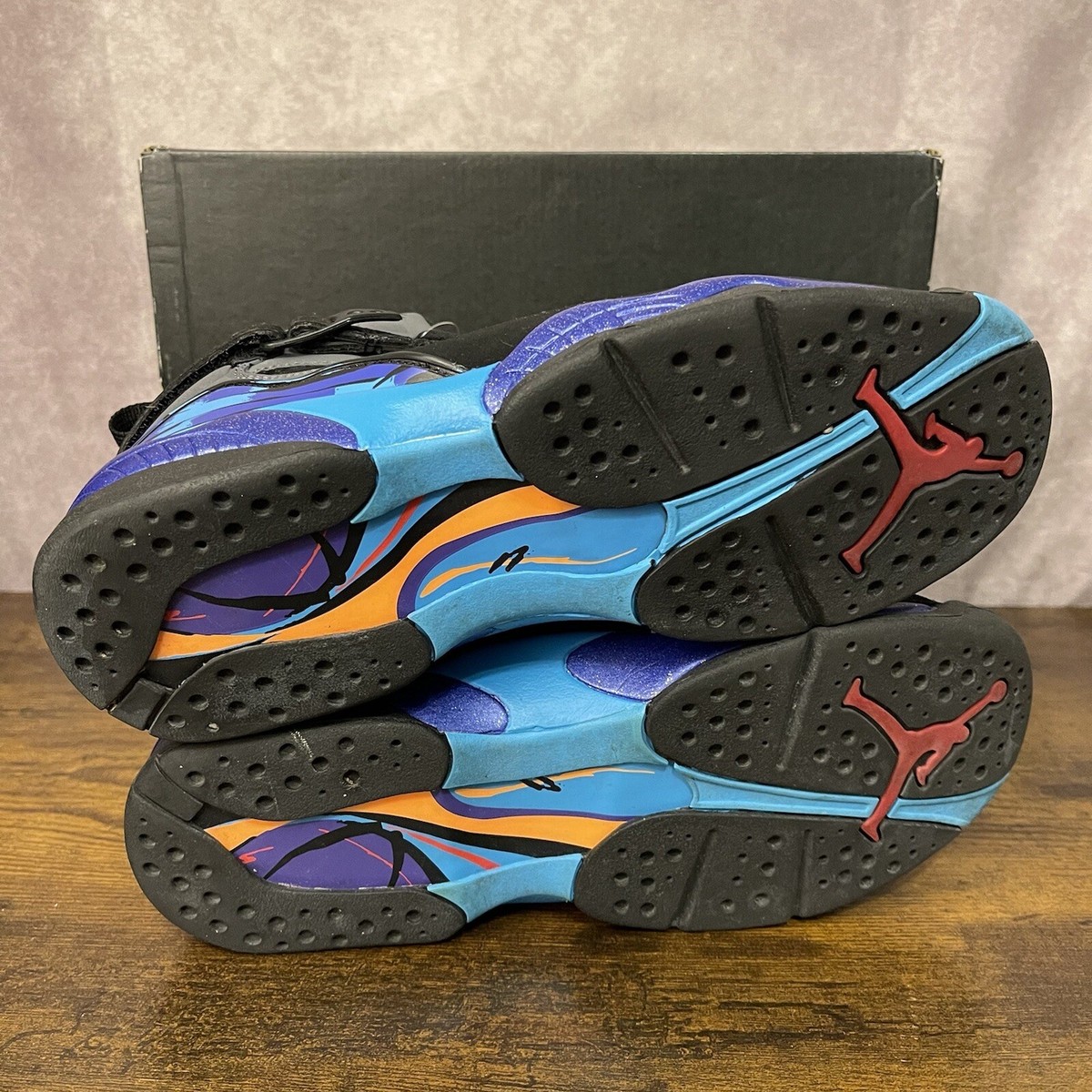 Jordan 8 Retro 'Aqua' 2015 Size 7y GS (305368-025) Authentic Jordan 8 Retro 'Aqua' 2015 Size 7y GS (305368-025) Authentic