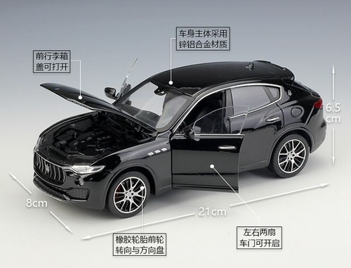 Welly 1:24 Maserati Levante Model Diecast Car Vehicles - Picture 4 of 12