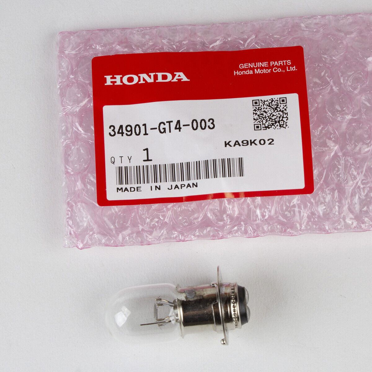Genuine OEM Honda Stanley Bulb 34901-GT4-003 12V 30/30W (1PC Genuine OEM Honda Stanley Bulb 34901-GT4-003 12V 30/30W (1PC