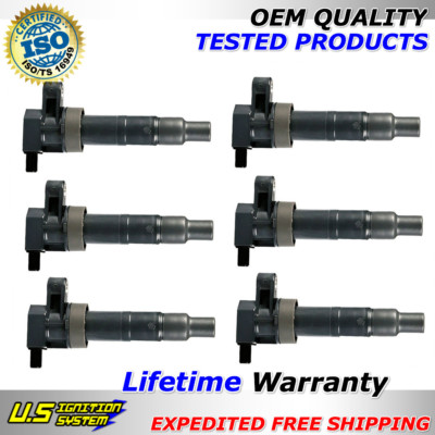 Pack of 6 Ignition Coil for Hyundai Sonata Kia Sorento Sedona 3.3L 3.8L UF-546