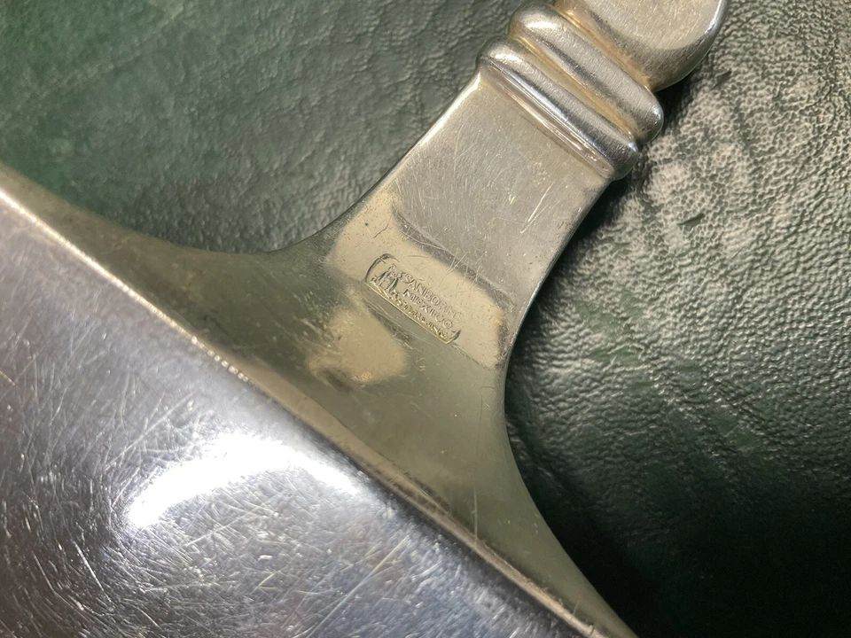 Flor de servidor de pasteles de plata esterlina 925 Fine Sanborns 9-3/4" ~ 177 g ~ México Foto 4 de 4