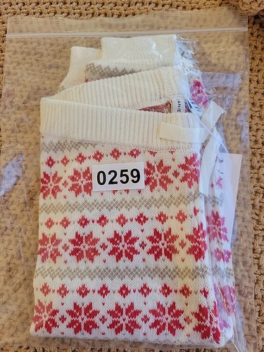 Janie And Jack Red/White Knit Cozy Pants Holiday Sz 12-18M NWT - Picture 10 of 10