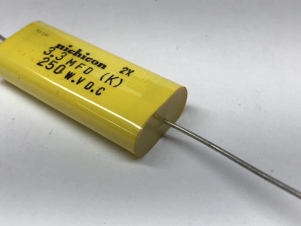 Nichicon 3.3uF 250V DC Polyester Film Capacitors ( QTY 2 )  - image 4 of 4