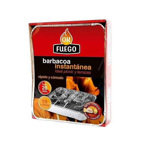 Ok Fuego - Barbacoa Instantanea 1 Uso En Oferta Barbacoa Instant�Nea 1 Uso Ok Fuego Flower