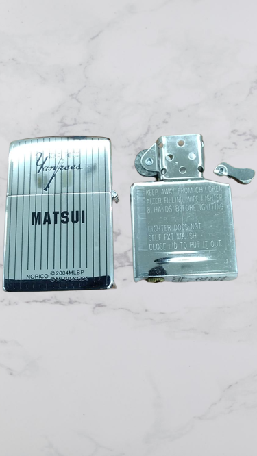 【未使用】 Zippo ジッポー NEW YORK Yankees MATSUI ZIPPO ジッポ NEWYORK YANKEES ニューヨークヤンキース 55