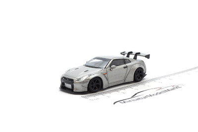Liberty Walk Nissan GT-R (R35) - Silver - 1:87 - Micro City (MC870004)