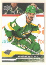 Jacob Middleton 2023-24 Upper Deck Series 1 Base Card #90 Wild