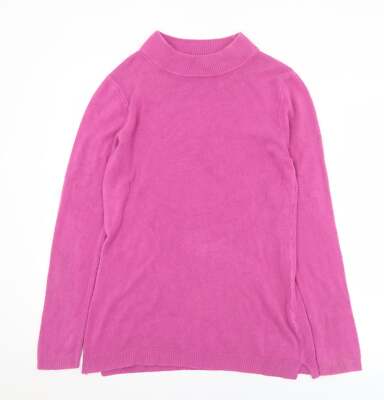 Matalan Damen rosa Stehkragen Acrylmischung Pullover Größe 12