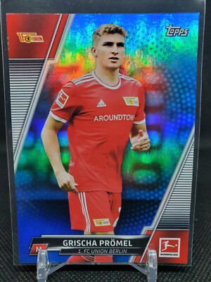 2021-22 Topps Bundesliga GRISCHA PROMEL Blue Foil Foilboard /99 FC Union Berlin