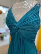 Thea Dora Jade Evening Cocktail Prom Dress size 16 Stretch