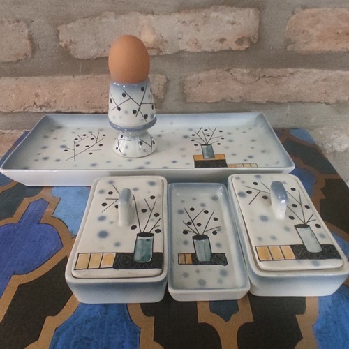 ALFA CERAMICA CERAMICHE SESTO FIORENTINO set colazione per due Vintage - Foto 15 di 18