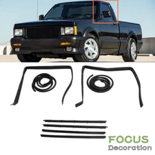 Fit For Chevrolet S10 Blazer GMC S15 Jimmy 1983-1994 Door Seal Kit Matte Black