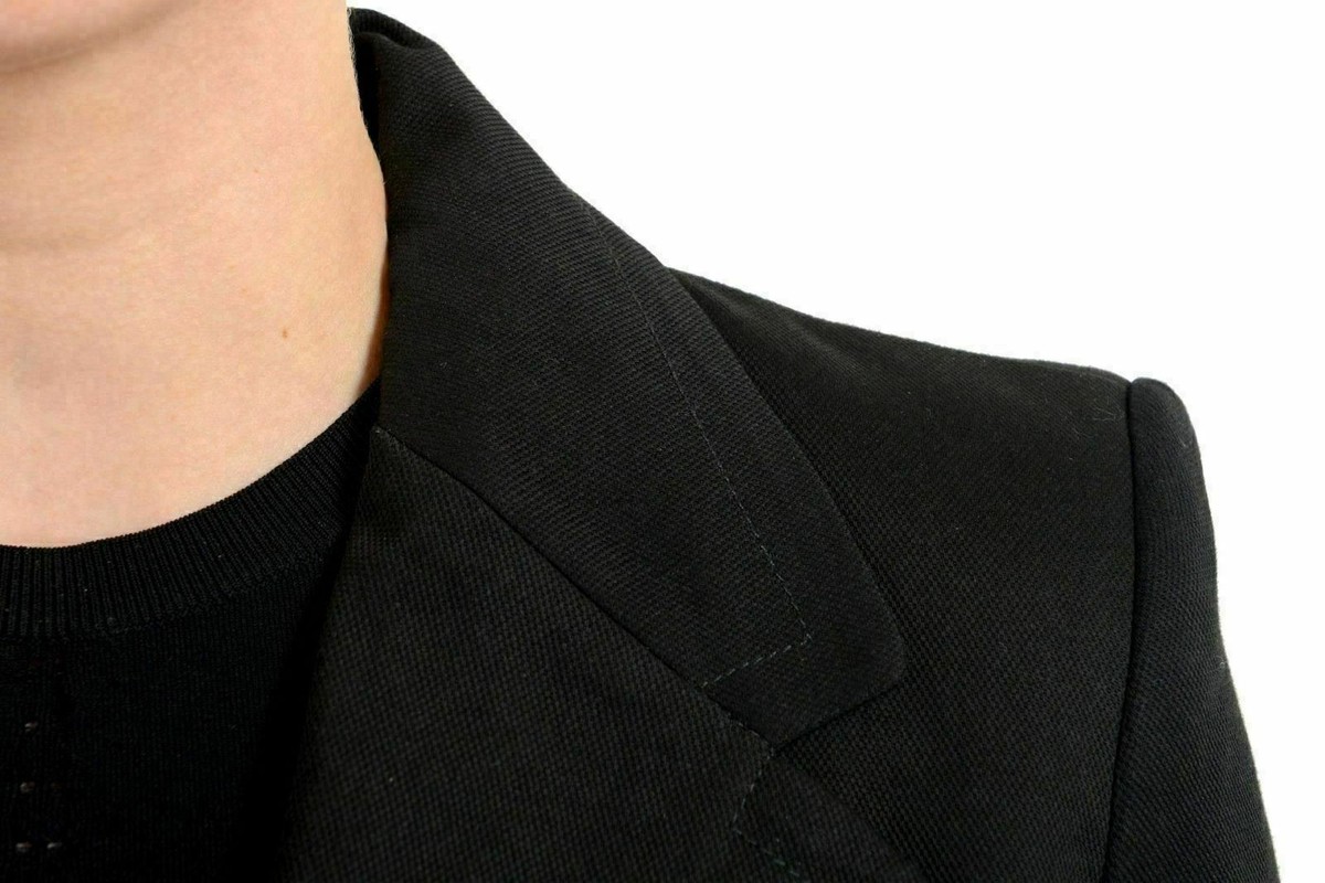 Blazer Femme Just Cavalli Noir à Un Bouton - Taille S/40, Neuf Avec étiquettes