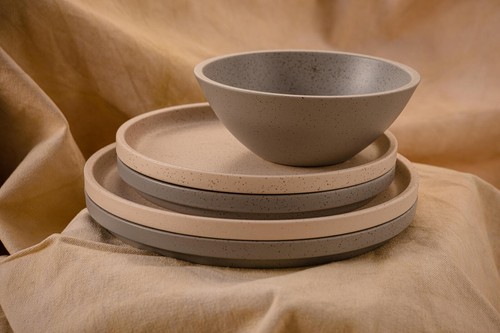 12 x 1100ml Dune Ash Share Bowl crockery tableware dinnerware - Picture 6 of 6