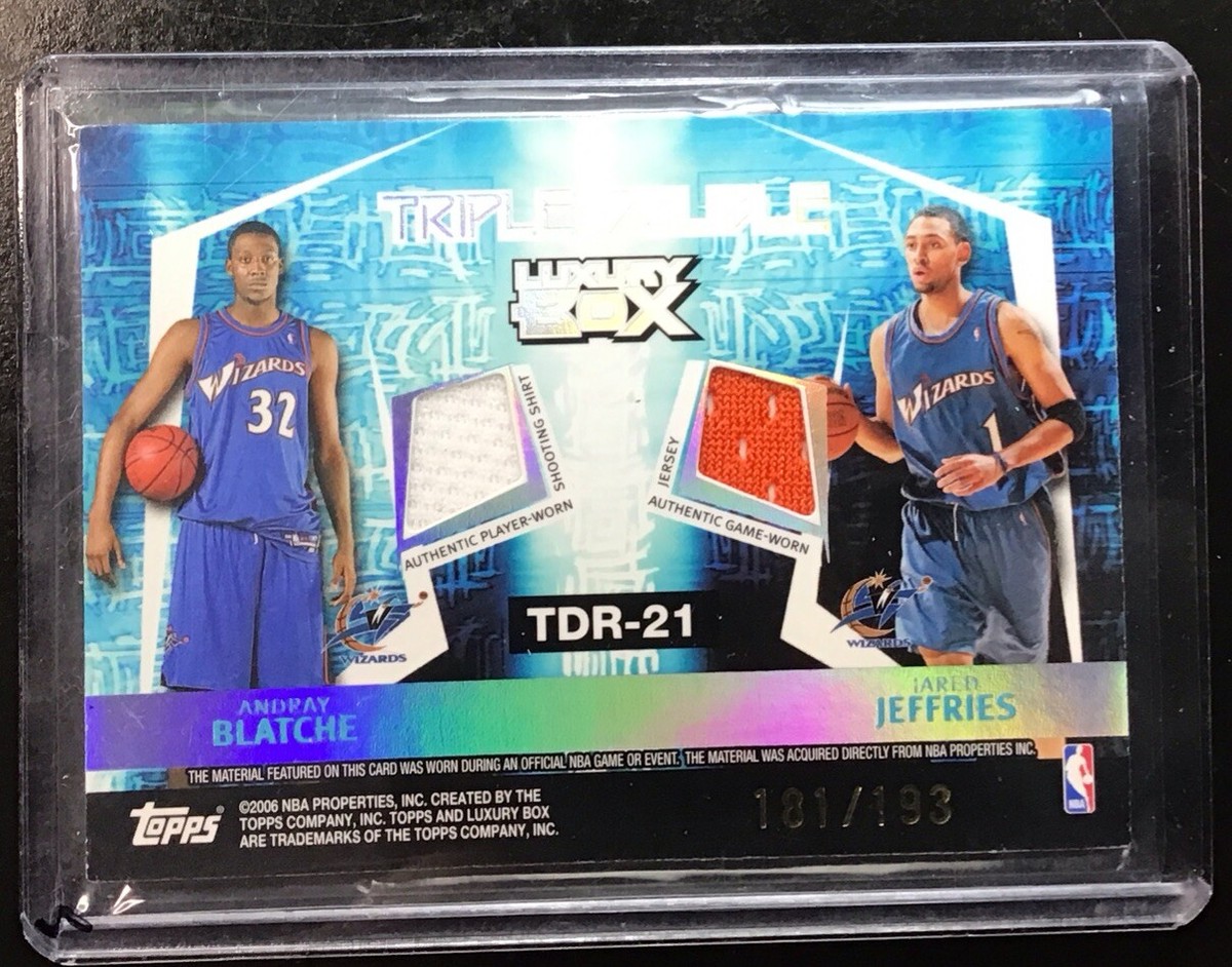 イエモン30th Anniversary SUPER DOME TOUR BOX 2005-06 Topps Luxury Box - Triple Double Relics Antawn