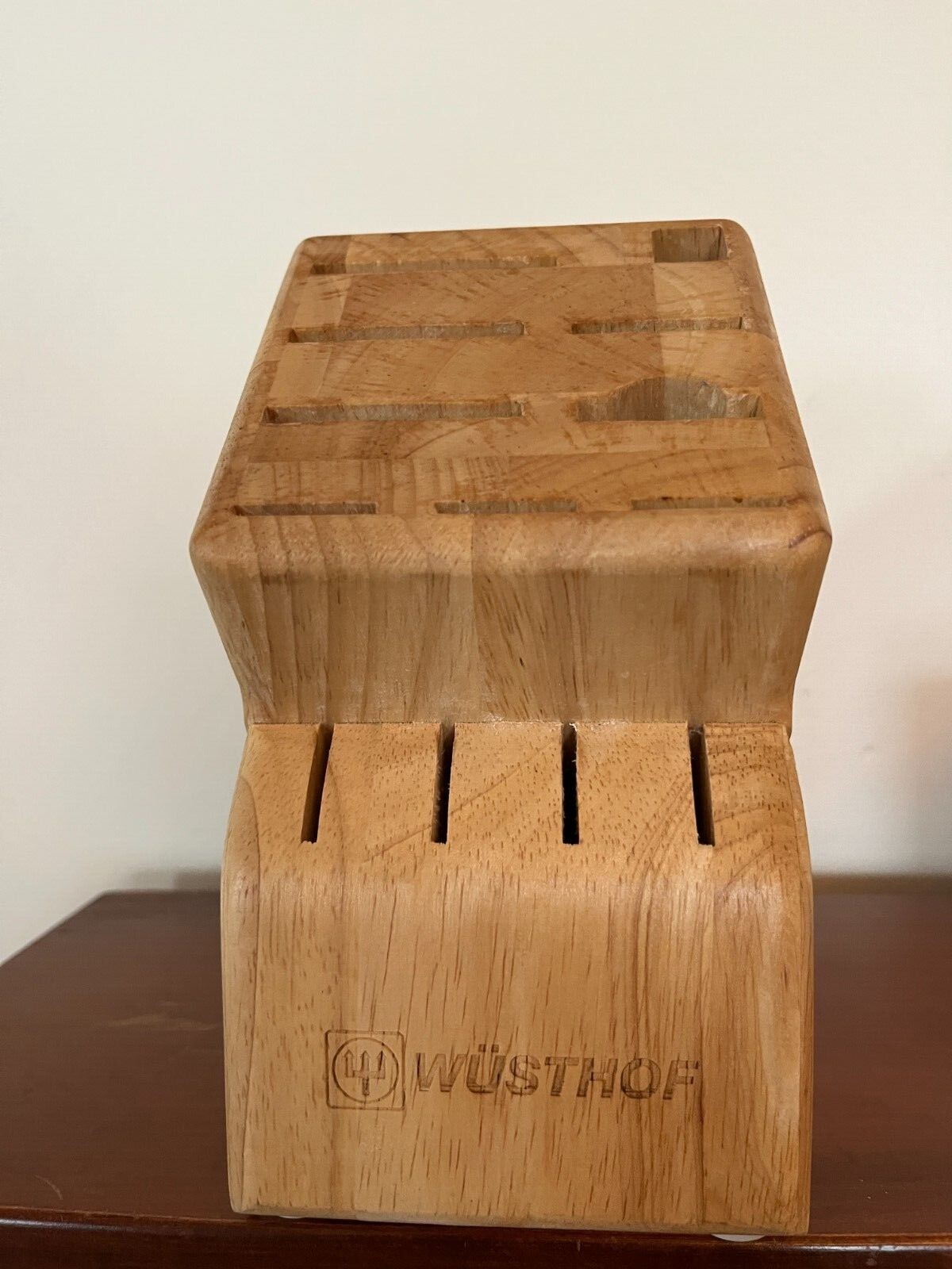 Wusthof Knife Block 13 Slot Natural Solid Wood eBay