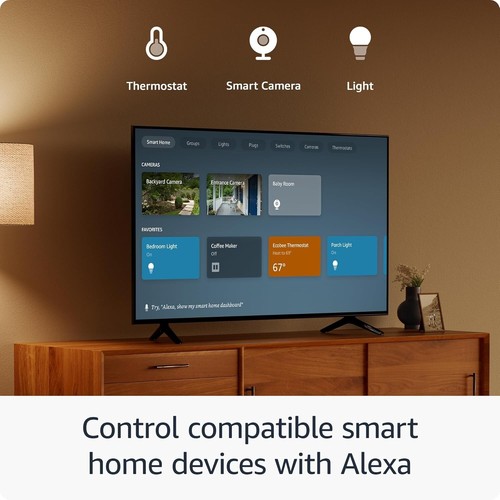 Amazon Fire TV Stick HD (newest model), free and live TV, Alexa Voice Remote, sm - Picture 4 of 5
