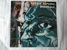 Herbie Hancock autograph signed 12" maxi cover vinyl "hard rock"