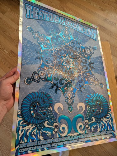 STRING CHEESE INCIDENT 2014 BROOMFIELD CO FOIL ORIG CONCERT POSTER - Picture 4 of 4