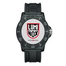 23mm Genuine LUMINOX Rubber Strap Black Diver Watch Band EVO Navy Seal PVD U